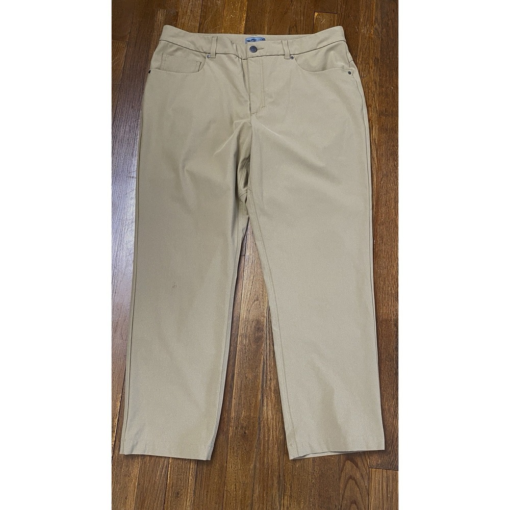 VRST Mens Limitless Pants Dark Tan/Camel Fits 36x29 Performance Golf Travel